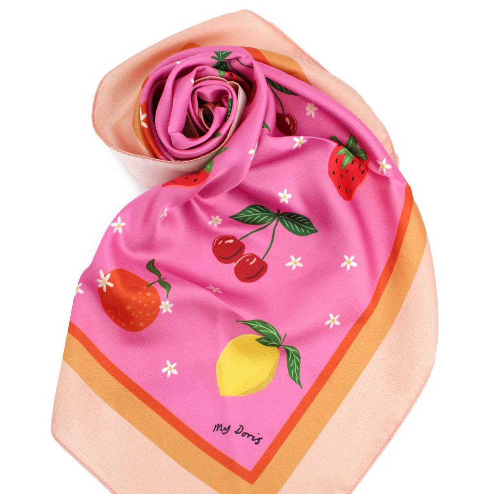Fruit Scarf 55X55 cm