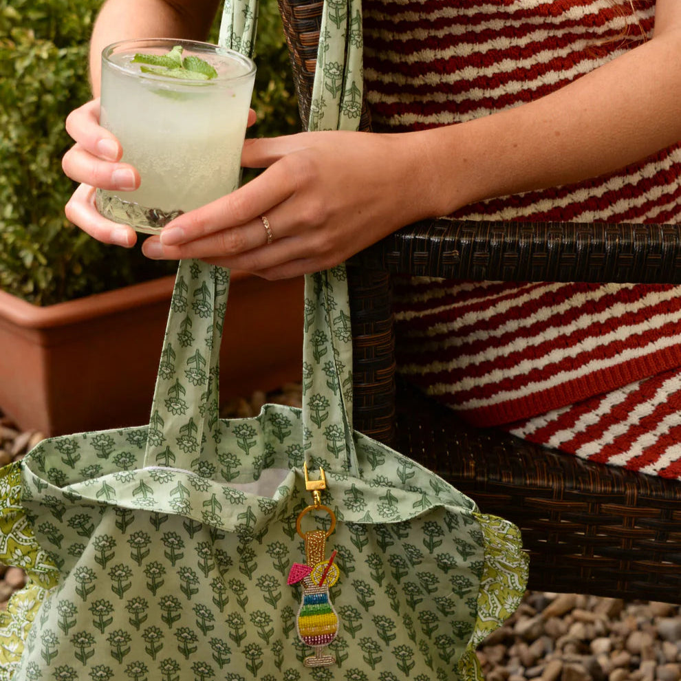 My Doris- RAINBOW COCKTAIL KEYRING/BAG CHARM