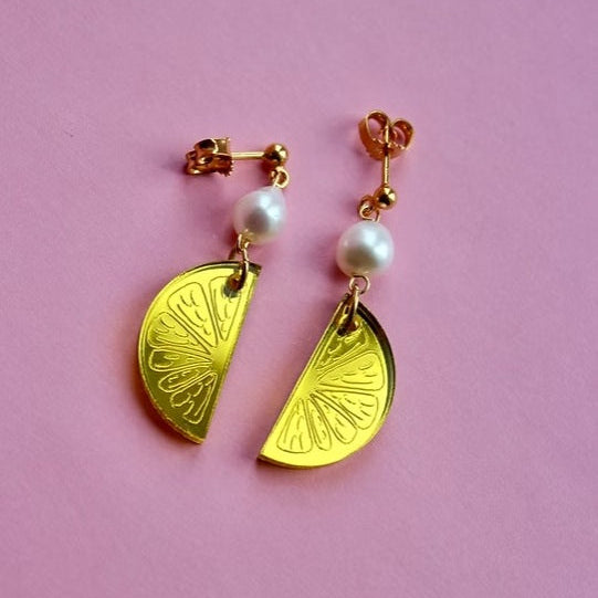 Lemon Slice - Earrings