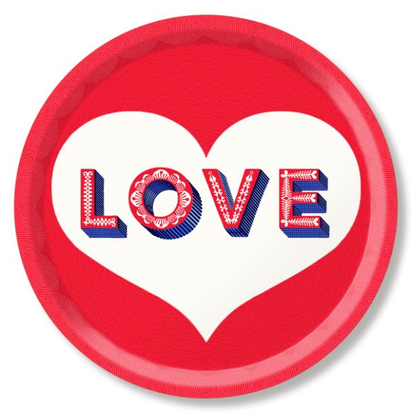 Love Tray - Red