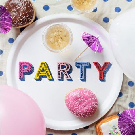 Party Tray - White/Multi