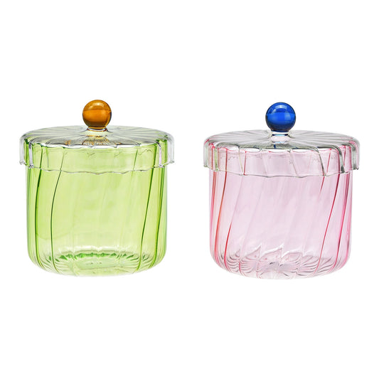 Glas jar with lid