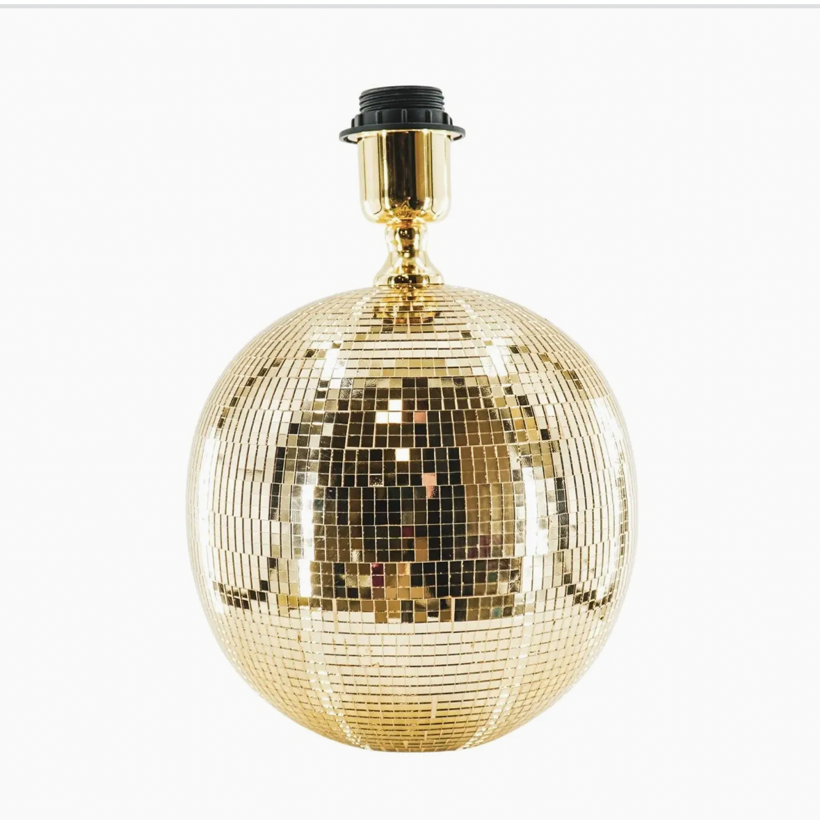 Disco Lamp Gold/white
