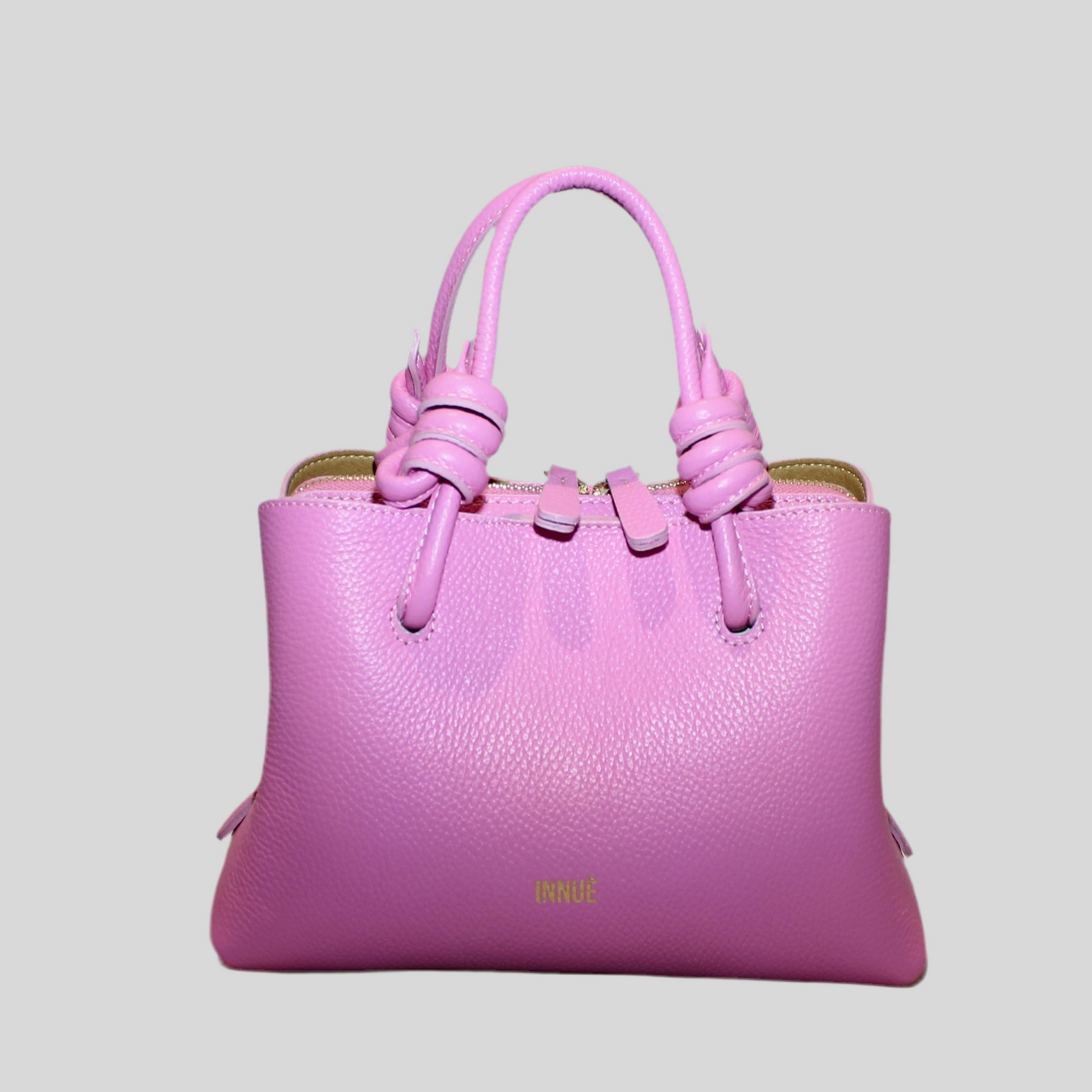 Leather handbag, Pink