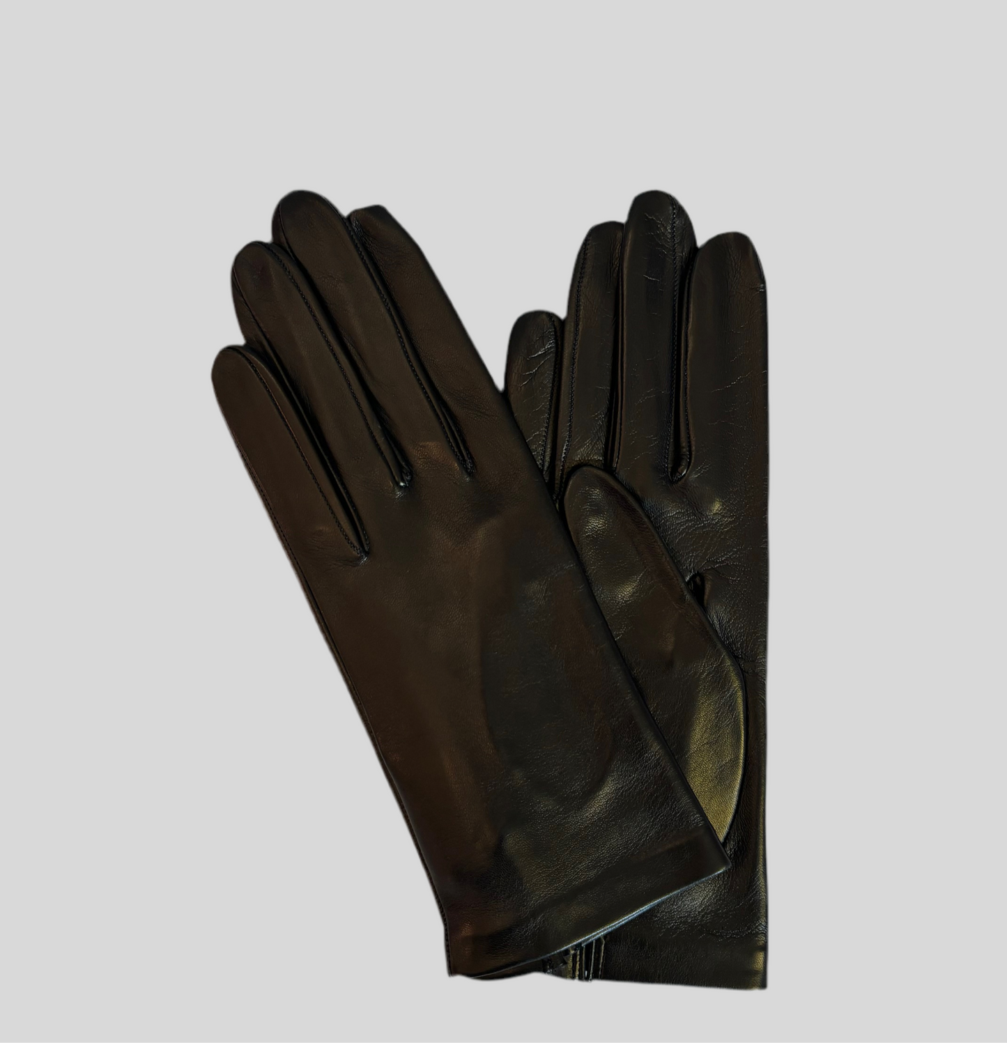 Leather gloves- Black