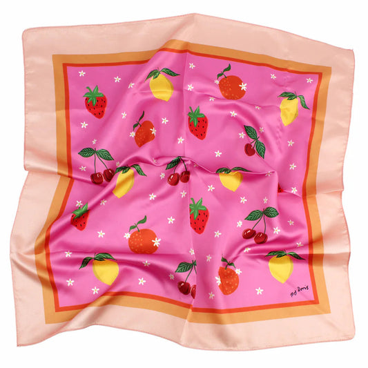 Fruit Scarf 55X55 cm