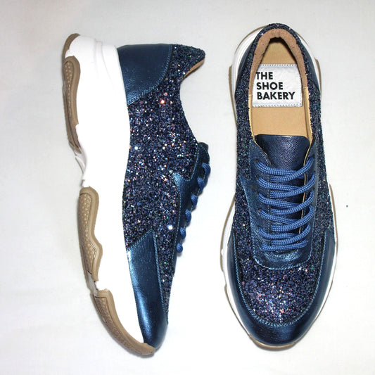 The Shoe Bakery - Poppy Sneaker Galaxy Blue