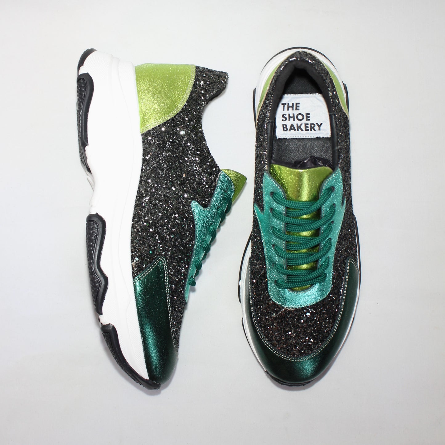 The Shoe Bakery - Poppy Sneaker Multi Green