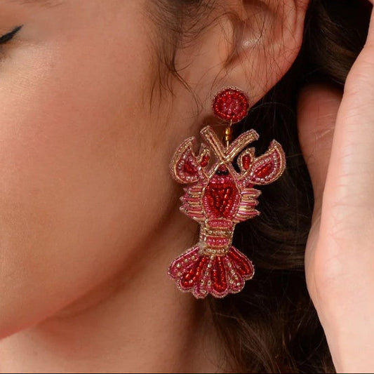 Lobster Love Earrings