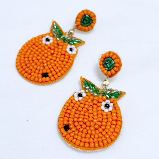 Orange Earrings