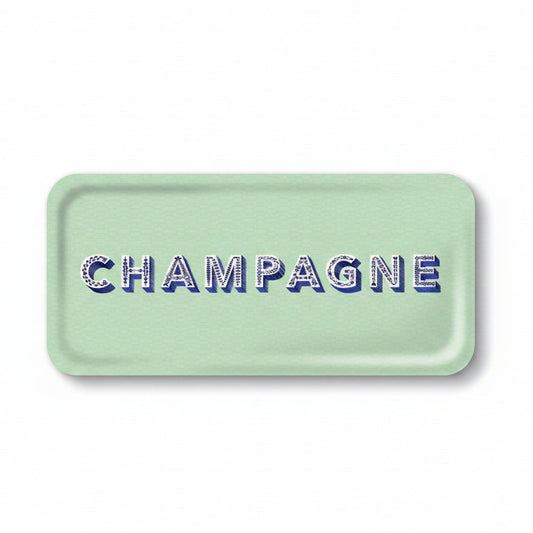 Champagne Tray - Mint