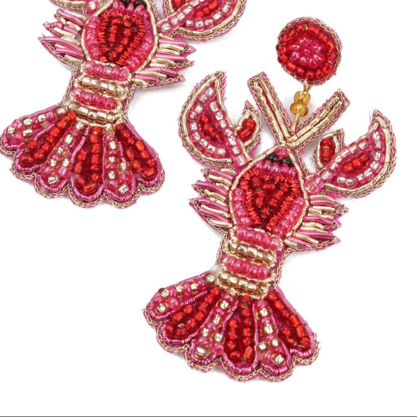 Lobster Love Earrings
