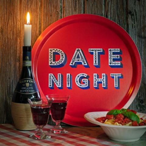 Date Night Tray - Red