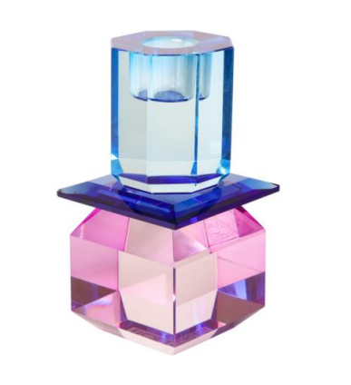 Candle holder - Blue/lilac