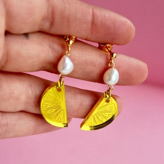 Lemon Slice - Earrings