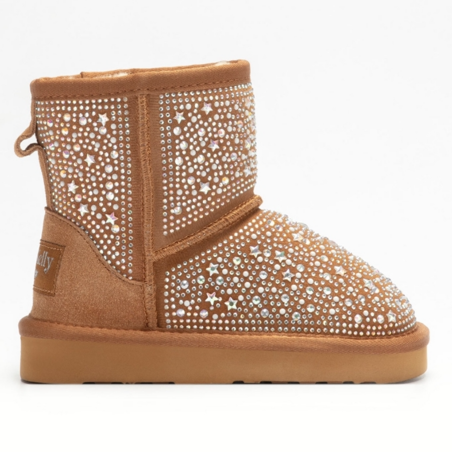 Lelli Kelly - Soft Boots with rhinestones- Camel