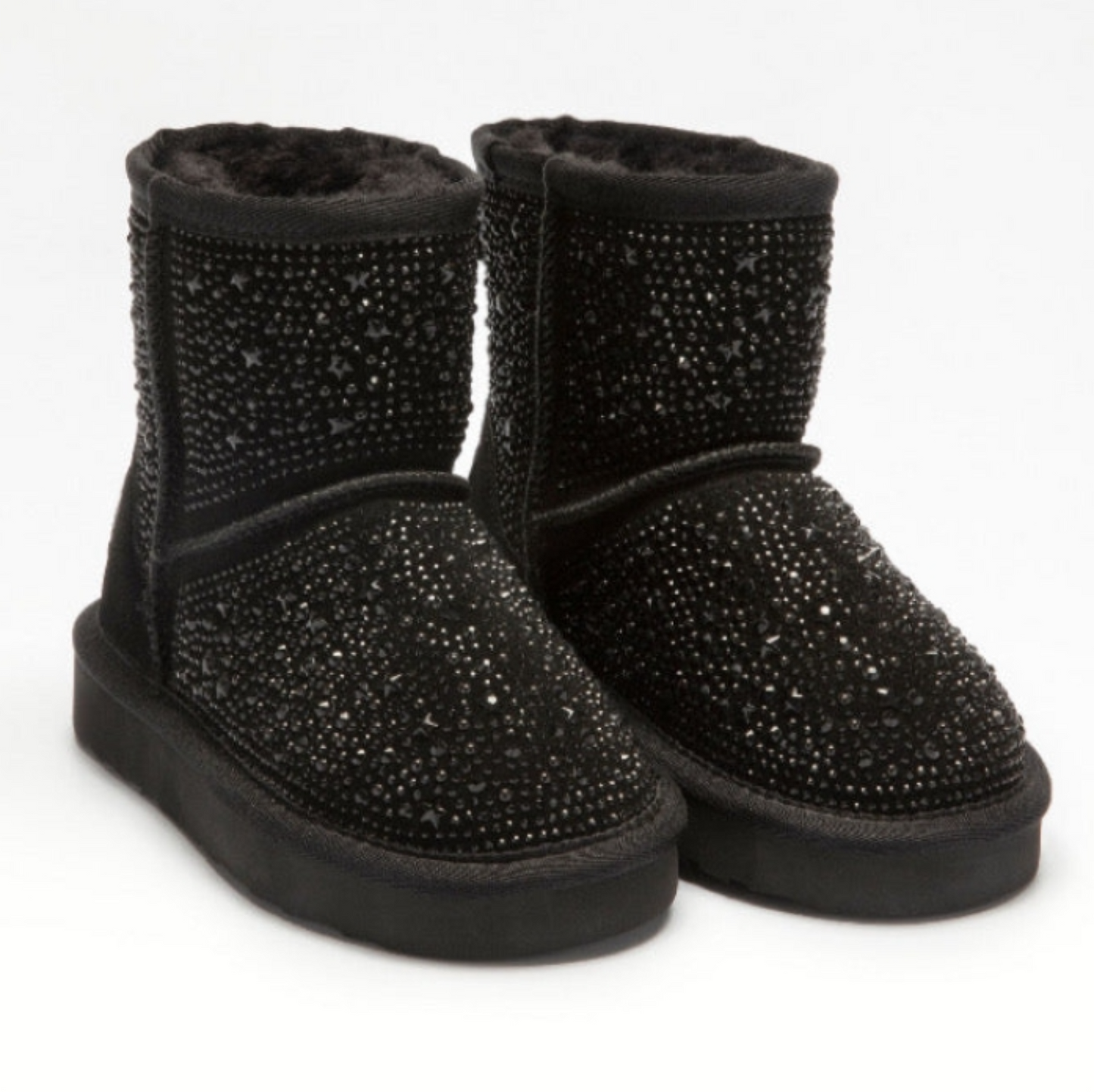 Lelli Kelly - Soft Boots with rhinestones- Black