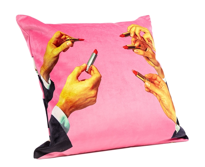 Seletti Cushion Cover - Pink Lipstick 50X50 cm