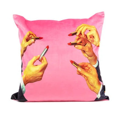 Seletti Cushion Cover - Pink Lipstick 50X50 cm
