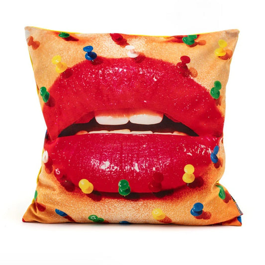 Seletti Cushion Cover - Yellow Pins 50X50 cm